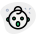 Cowboy emoticon with hat and open mouth icon