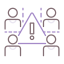 social distancing icon