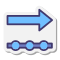 stickers style 보내는 데이터 icon