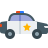 color style police car icon