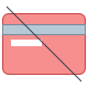 office l style keine kreditkarten icon