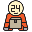 24 hours delivery icon