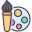 Paint and Brush icon
