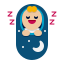 Schlafendes Baby icon
