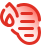 Steak brûlant icon