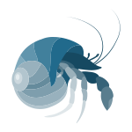 Hermit crab icon