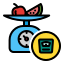 kitchen scale icon