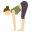 Uttanasana Icon