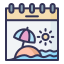 Banho de sol icon