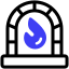kalter winterkamin icon