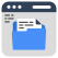 dossier web icon