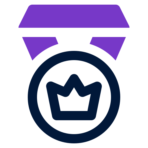 crown medal icon
