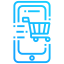 mobile shopping icon