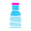 pieces style milk bottle icon