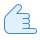 blue ui style 전화 해주세요. icon