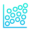 gráfico de dispersão icon