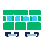 pieces style 철도 차량 icon