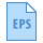 blue ui style eps icon