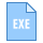 blue ui style exe icon