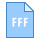 blue ui style fff icon