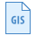 blue ui style gis icon
