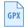 blue ui style gpx icon