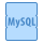 blue ui style mysql의 icon