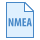 blue ui style nmea icon