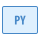 blue ui style py icon