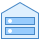 blue ui style 루트 서버 icon