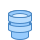 blue ui style 작은 렌즈 icon