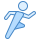 blue ui style sport modus icon