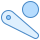 blue ui style pinball icon