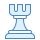 blue ui style rook icon