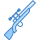 blue ui style 저격 소총 icon