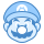 blue ui style super mario icon