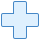 blue ui style xbox kreuz icon