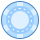 blue ui style 칩 icon