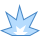 blue ui style 폭발 icon