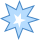 blue ui style bang icon