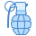 blue ui style grenade icon