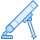 blue ui style mortar icon