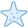 blue ui style starfish icon