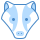 blue ui style 오소리 icon