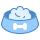 blue ui style hundenapf icon