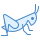 blue ui style sauterelle icon