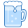 blue ui style 맥주 icon