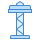 blue ui style big drop icon