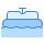 blue ui style schlauchboot icon