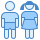 blue ui style children icon